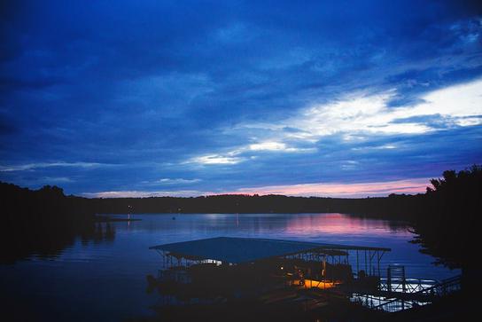 Night view of Loch Lomond