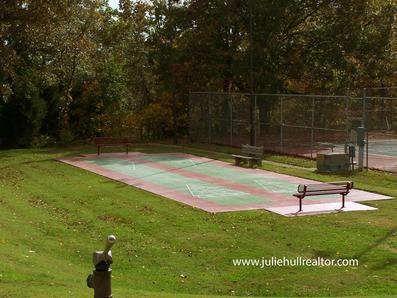 Metfield Recreation Complex with Fence, Park Bench