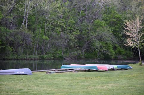 Camping in Lake Ann Park