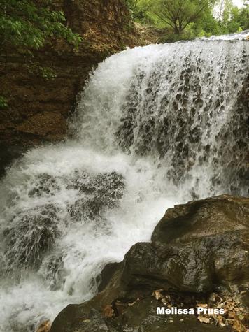 Waterfall Down the Rocks in Tanyard Creek