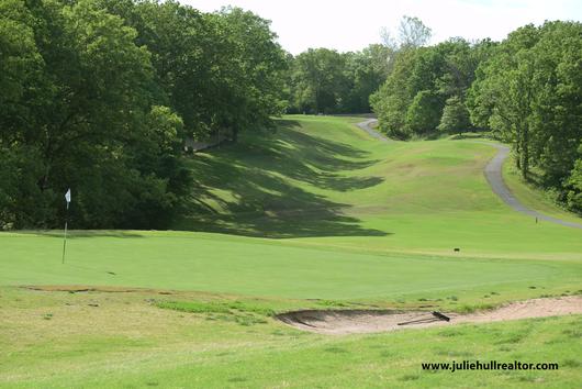 A Pin, Rolling Hills and Trees