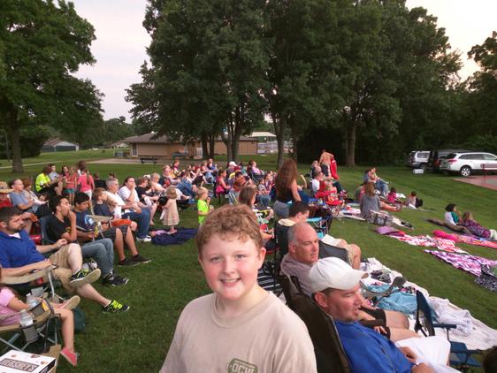 Outside Gathering at Metfield Recreation Complex