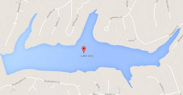 Map of Lake Ann and Surrounding Area