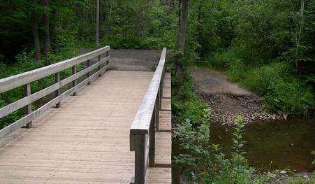 Foot Bridge Over Waterbody in Tanyard Creek