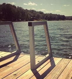 Dock for Swimming over Lake Avalon