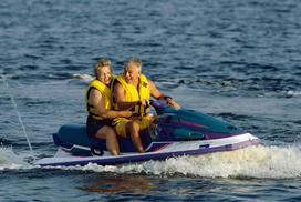 Two Persons on Jet Ski, Loch Lomond