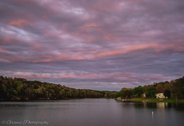 Panoramic View of Lake Rayburn