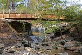 A Bridge, Water Underneath and Rocks