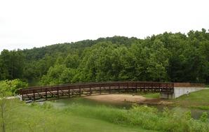 Wider View of Lake, Walking Trail and Forest